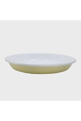 Shallow Enamel Plate | Butter Outdoor Tableware Dishy