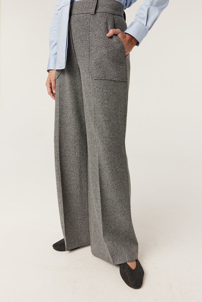 Cable Melbourne Evie Pant | Charcoal Marle