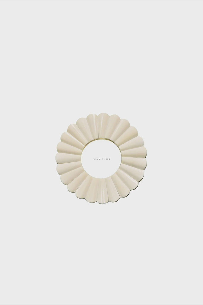 Single Scalloped Round Photo Frame Frames + Prints May Time