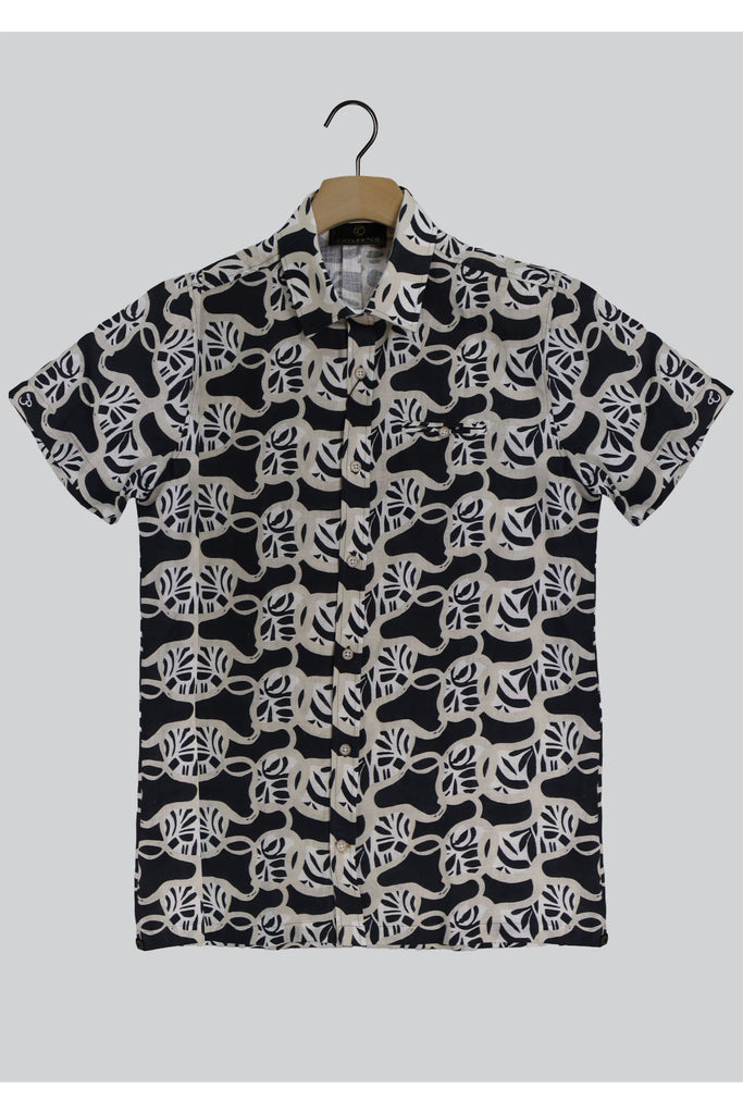 Cutler & Co Ian Short Sleeve Shirt Sambuca