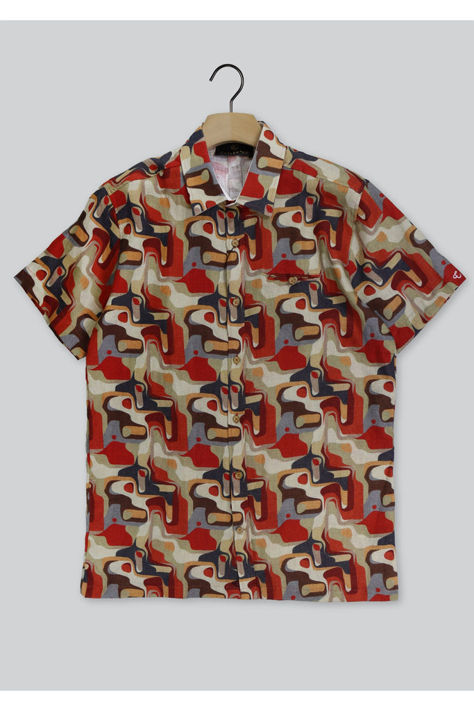 Cutler & Co Ian Short Sleeve shirt Sahara