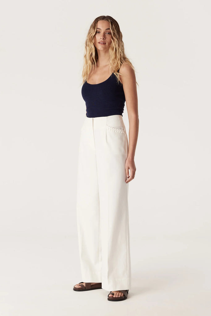 Cable Melbourne Alison Pant White