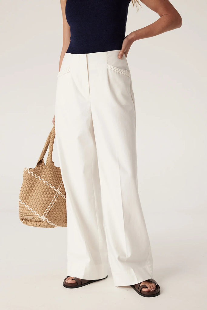 Cable Melbourne Alison Pant White