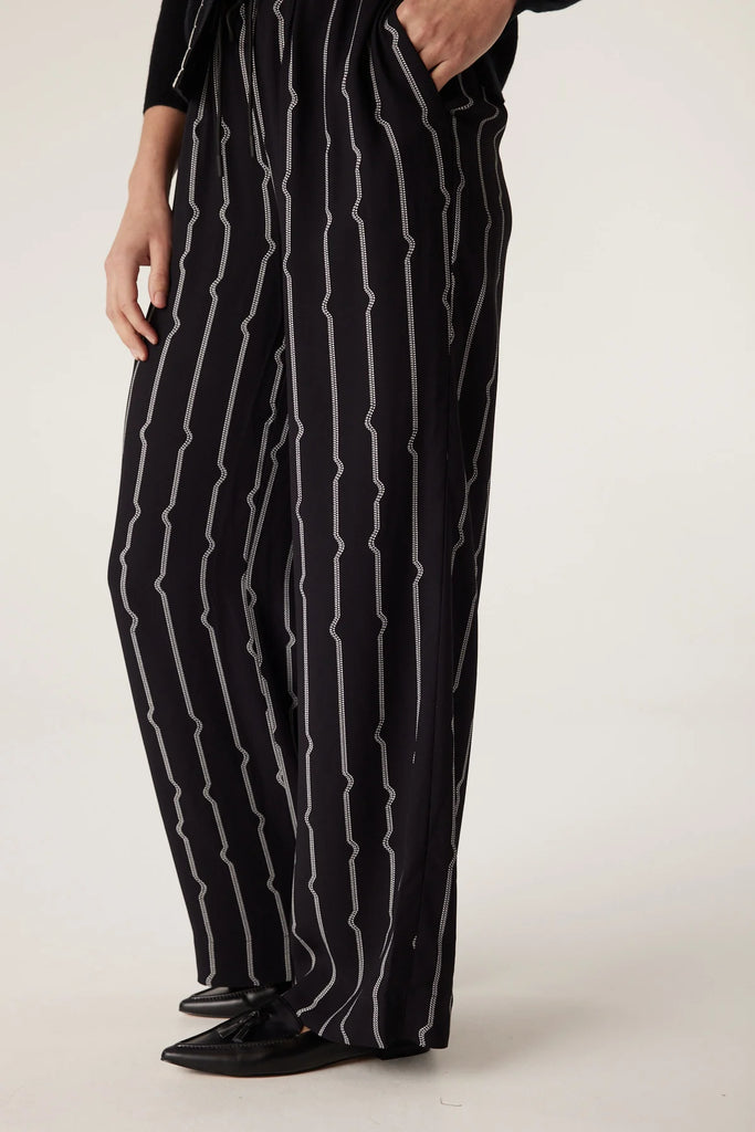 Cable Melbourne Allegra Stripe Pant in Pulse Print