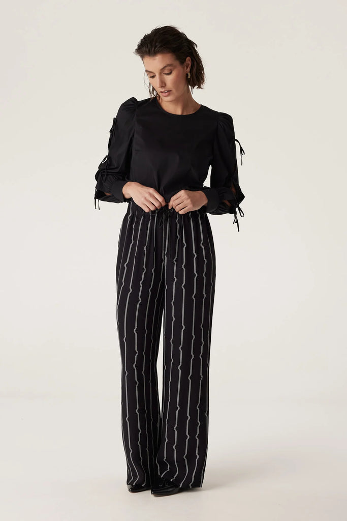 Cable Melbourne Allegra Stripe Pant in Pulse Print