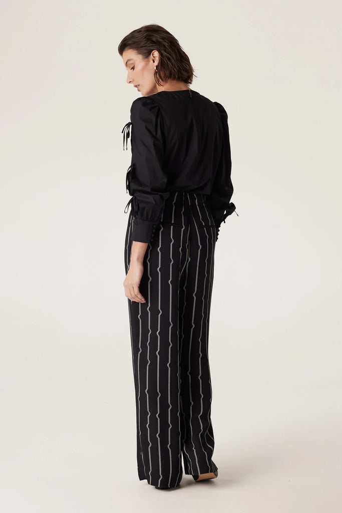 Cable Melbourne Allegra Stripe Pant in Pulse Print