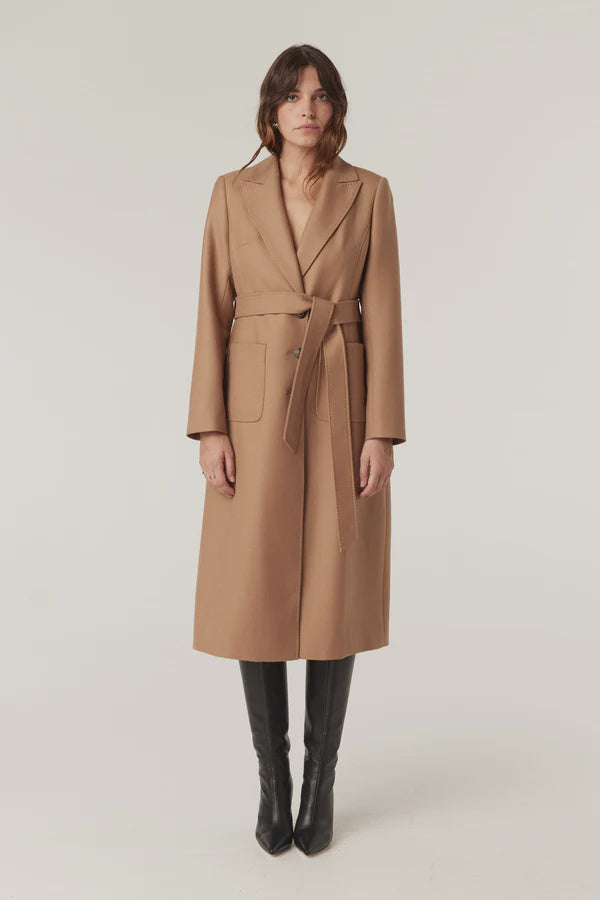 Cable Melbourne August Wool Coat Camel