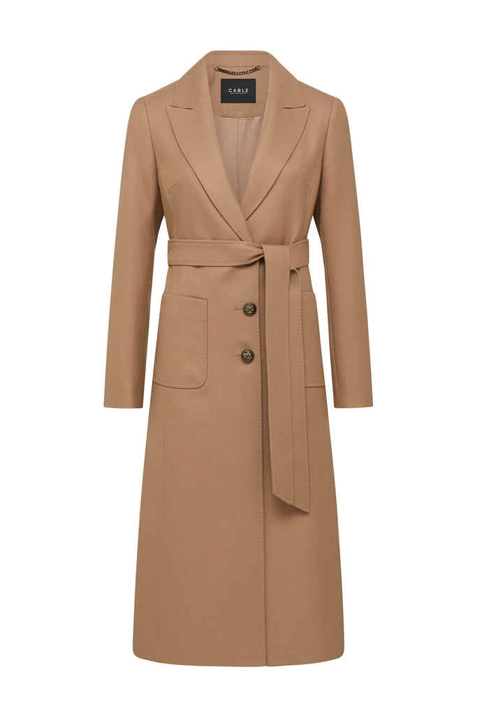 Cable Melbourne August Wool Coat Camel