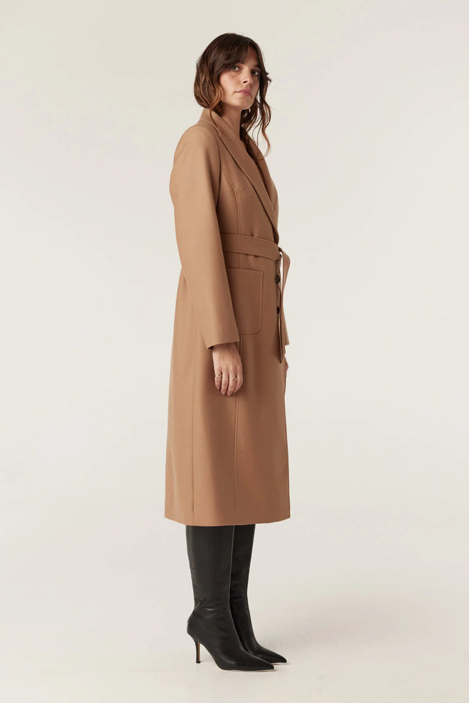 Cable Melbourne August Wool Coat Camel