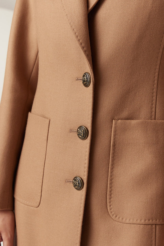 Cable Melbourne August Wool Coat Camel