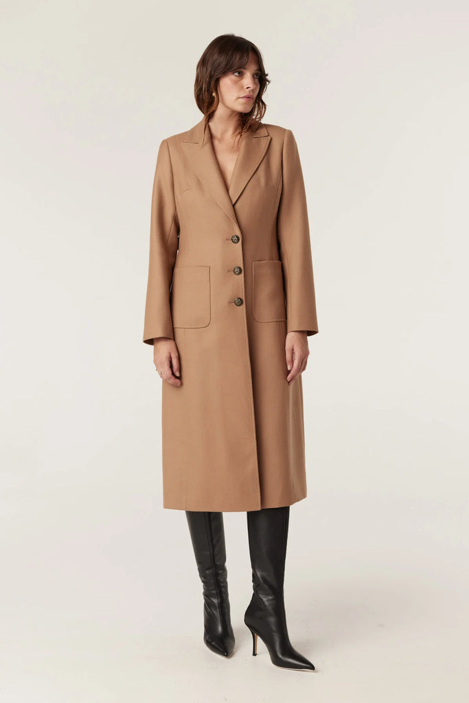 Cable Melbourne August Wool Coat Camel