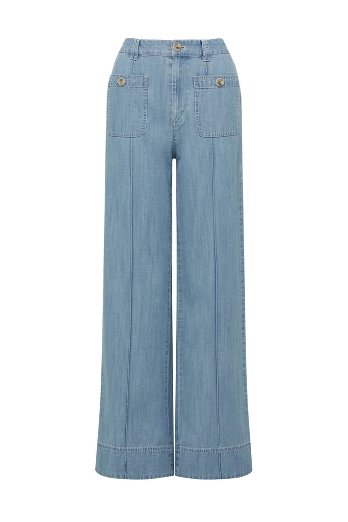 Cable Melbourne Ellie Pant Chambray