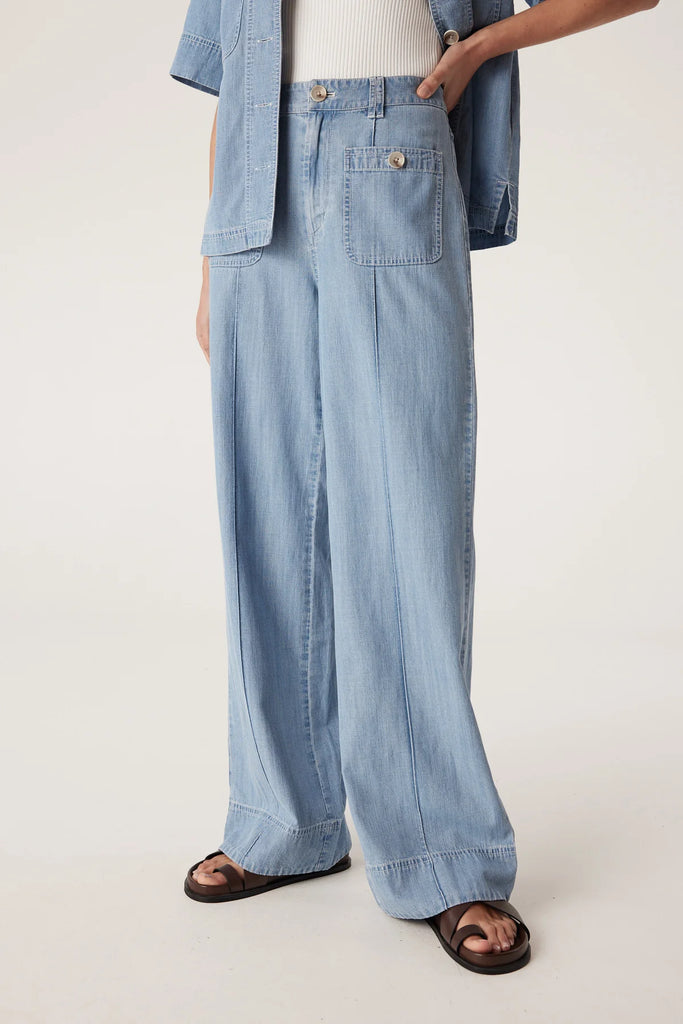 Cable Melbourne Ellie Pant Chambray