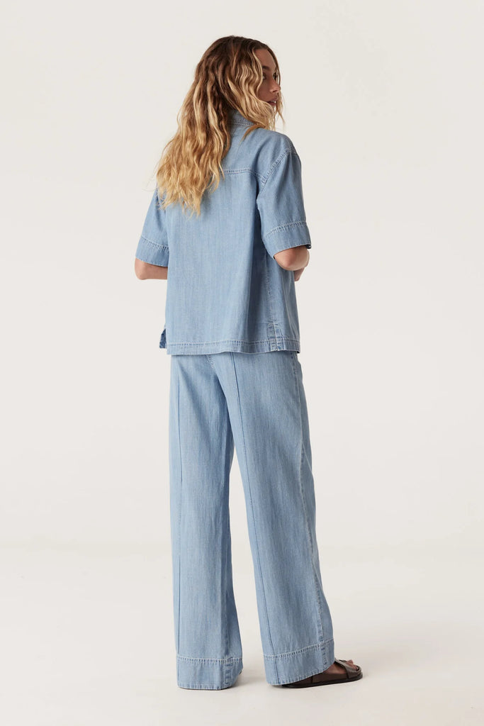 Cable Melbourne Ellie Top chambray