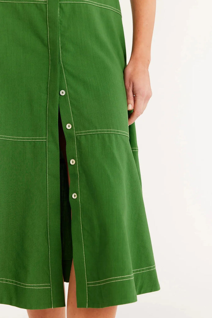 Cable Melbourne Island Shirt Dress Green