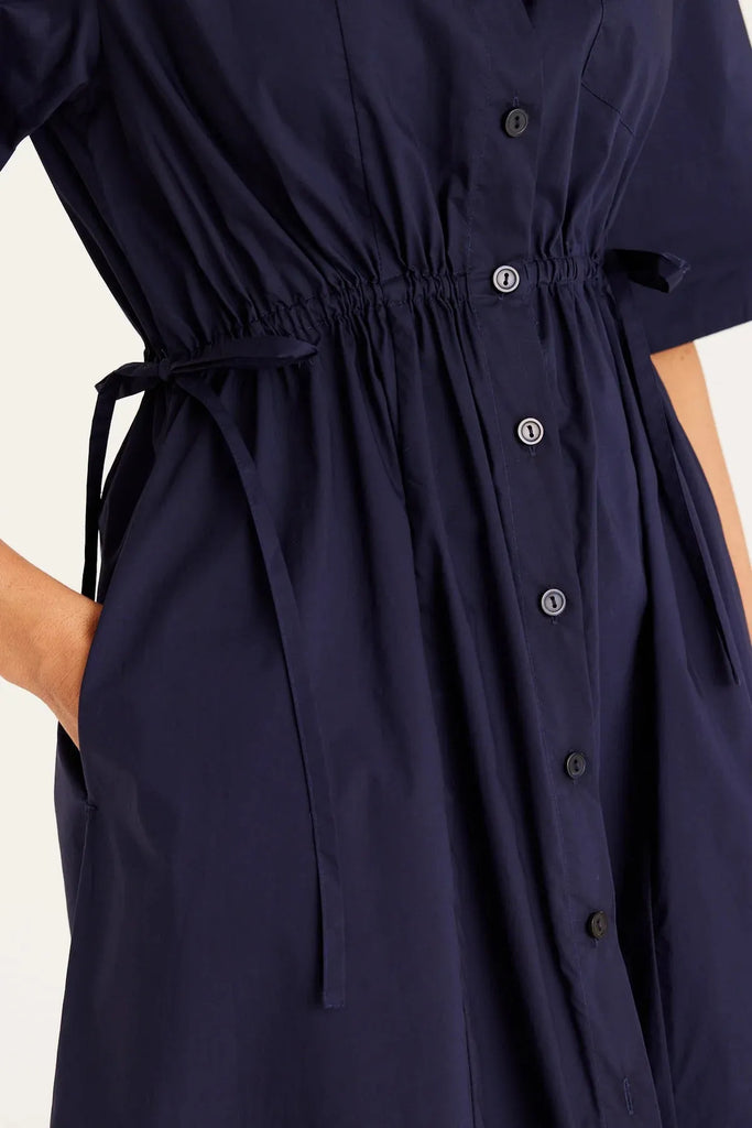 Cable Lucy Shirt dress Navy Mid Length