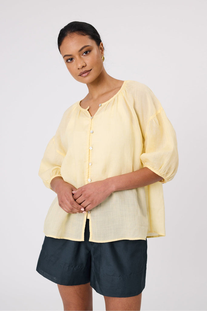 Marlow Cannes Blouse Cornsilk