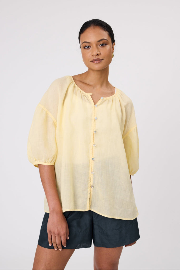 Marlow Cannes Blouse Cornsilk