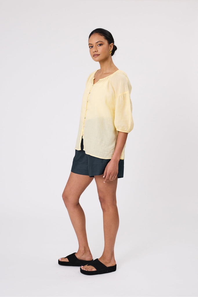 Marlow Cannes Blouse Cornsilk