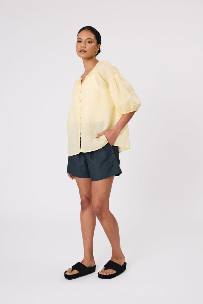 Marlow Cannes Blouse Cornsilk