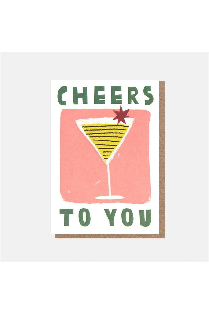 Greeting Card Mini | Cheers To You Congratulations Greeting Card Caroline Gardner