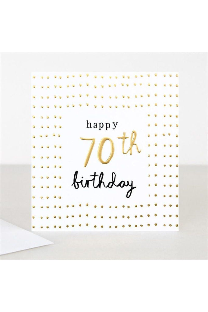 Greeting Card | Happy 70th Birthday Birthday Greeting Card Caroline Gardner