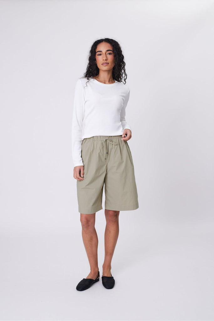 Marlow Cascade Longline Short  Hummus