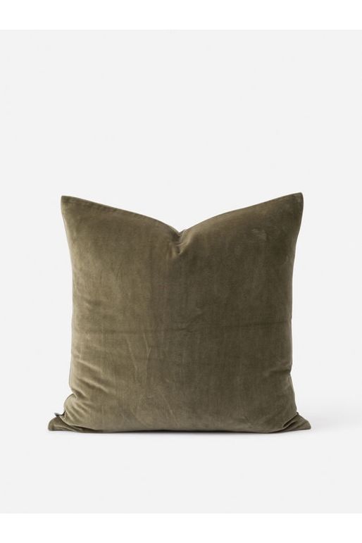 Cotton Velvet Cushion Cover | Sage Cushions Citta