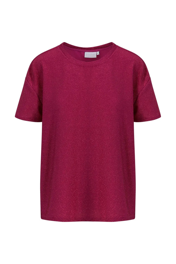 Coster Shimmer Tee Pink