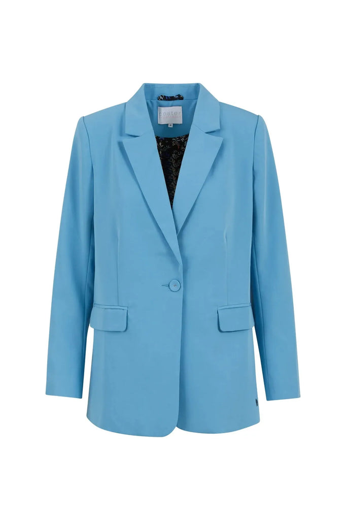 Coster Zoe Relaxed Blazer Cool Blue