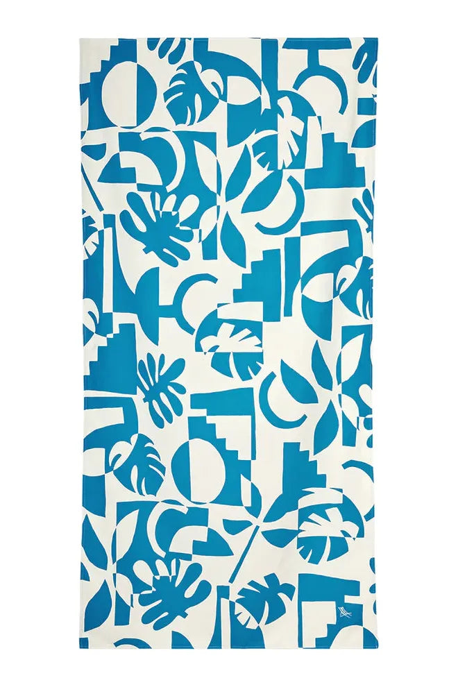 100% Recycled Beach Towel | Tropics Collection | Marine Dream Beach + Pool Towels L Dock & Bay