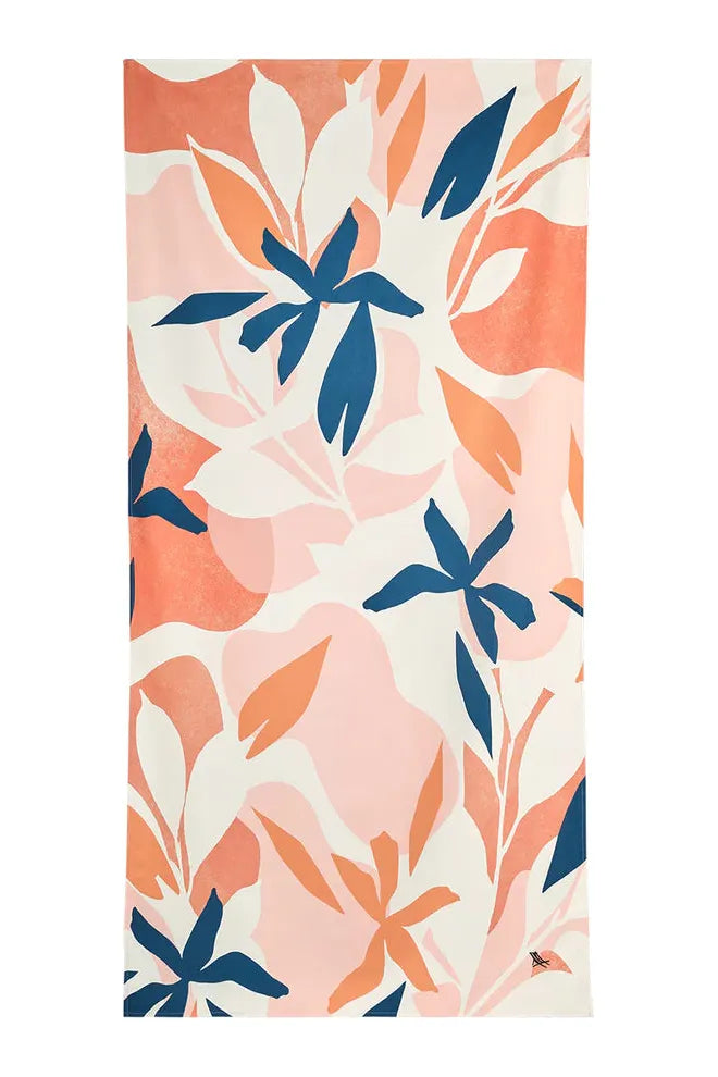 100% Recycled Beach Towel | Tropics Collection | Terracotta Tropics Beach + Pool Towels L Dock & Bay