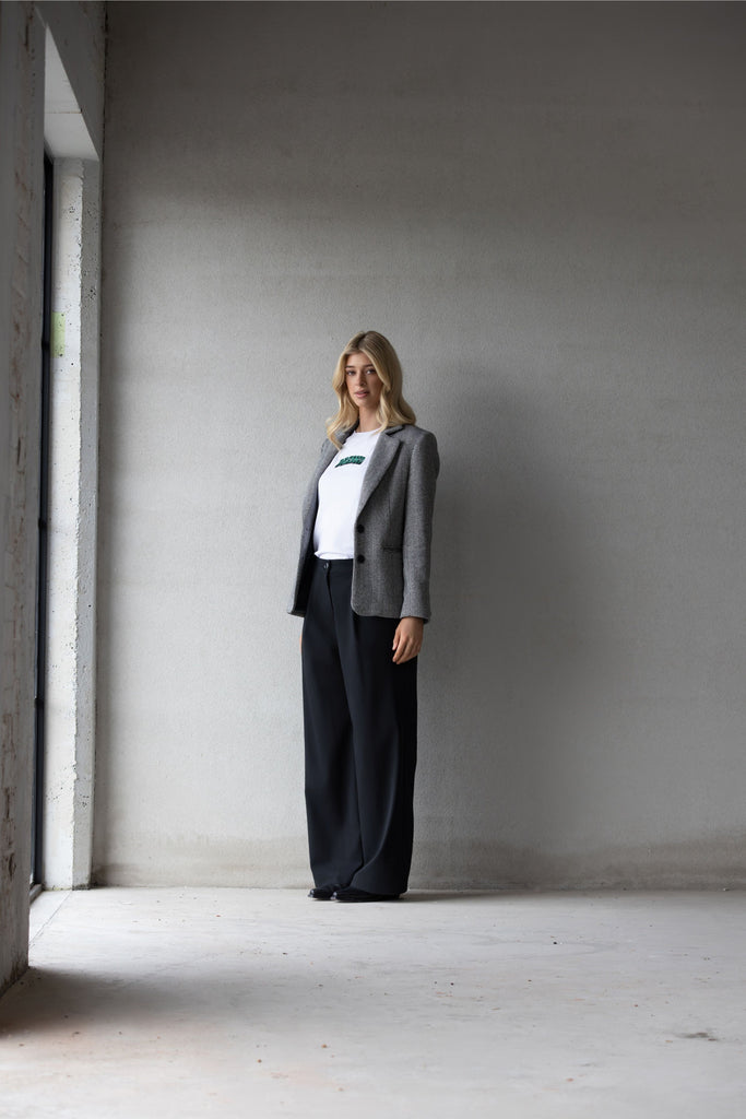 Dressed Herringbone Status Blazer