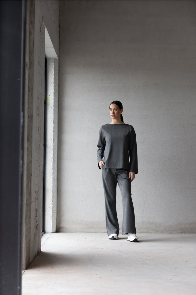 Dressed Recline Pant Grey with matching Recline Top