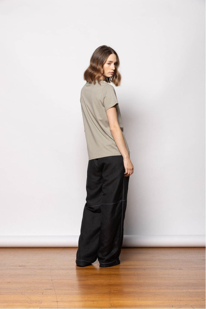 Dressed Nice Day T-Shirt Sage and Black