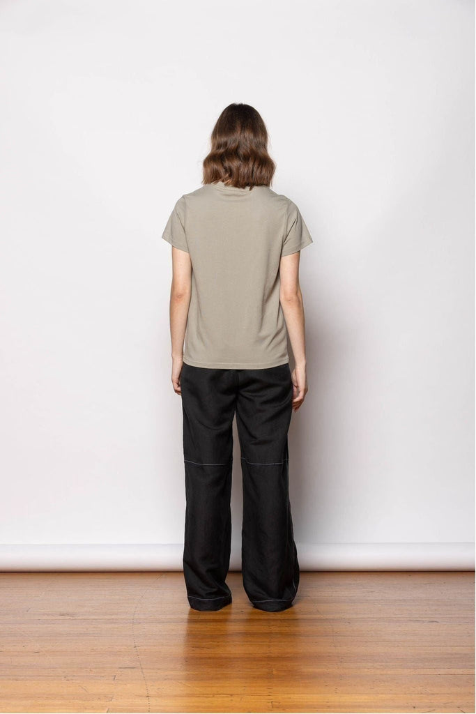 Dressed Nice Day T-Shirt Sage and Black