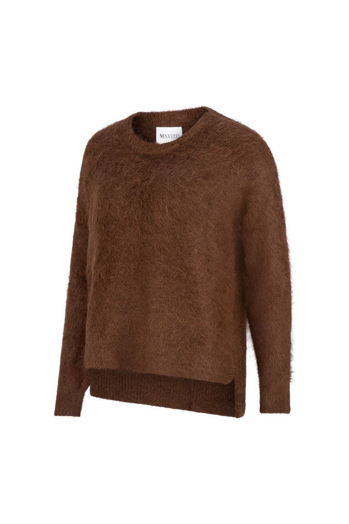 Maxted Brushed Pullover Chocolate