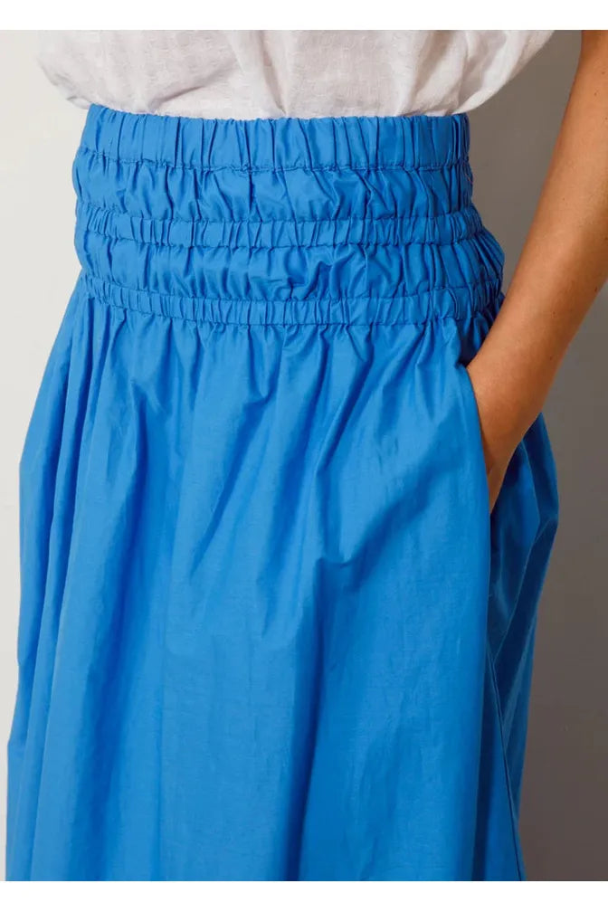 Dalston Cleo Skirt Lagoon Blue