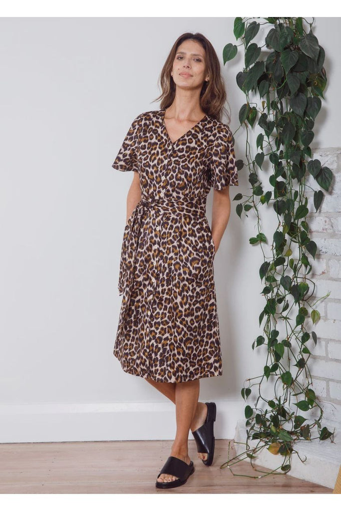 Dalston Evelyn Dress Leopard Print