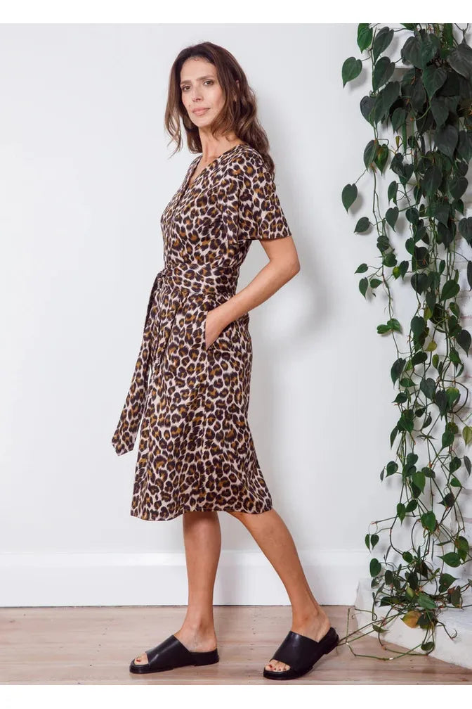 Dalston Evelyn Dress Leopard Print