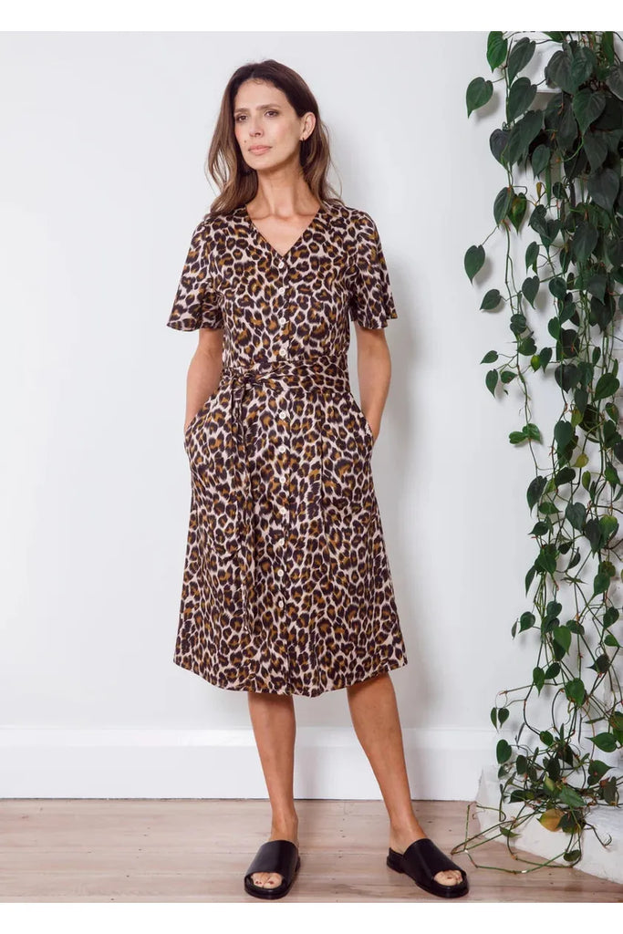 Dalston Evelyn Dress Leopard Print