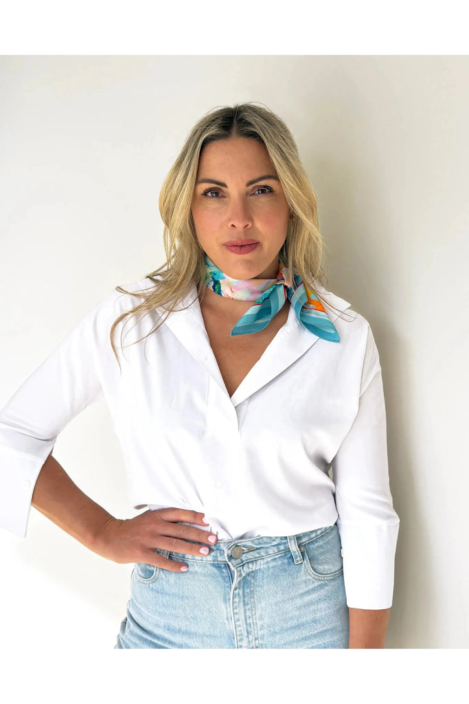 The DH X Carrrie Broomhall Finn Petite Silk Scarf
