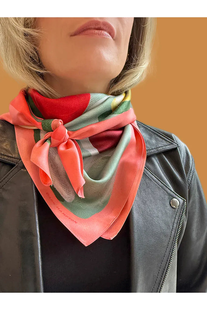 The Bonnie DH X Studio Bon Silk Scarf Scarves Dark Hampton