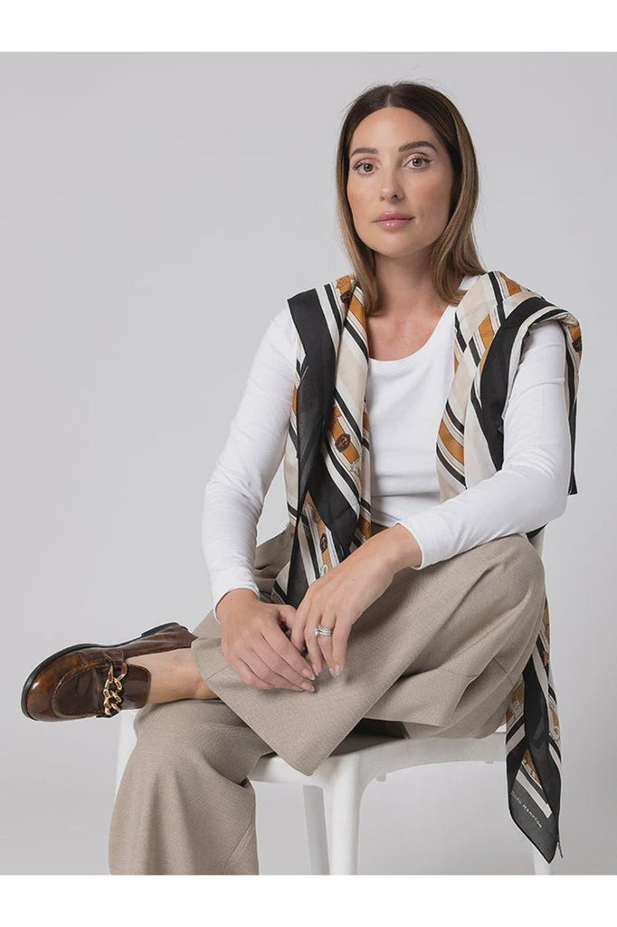 The Brown Versatile Scarf Scarves Dark Hampton