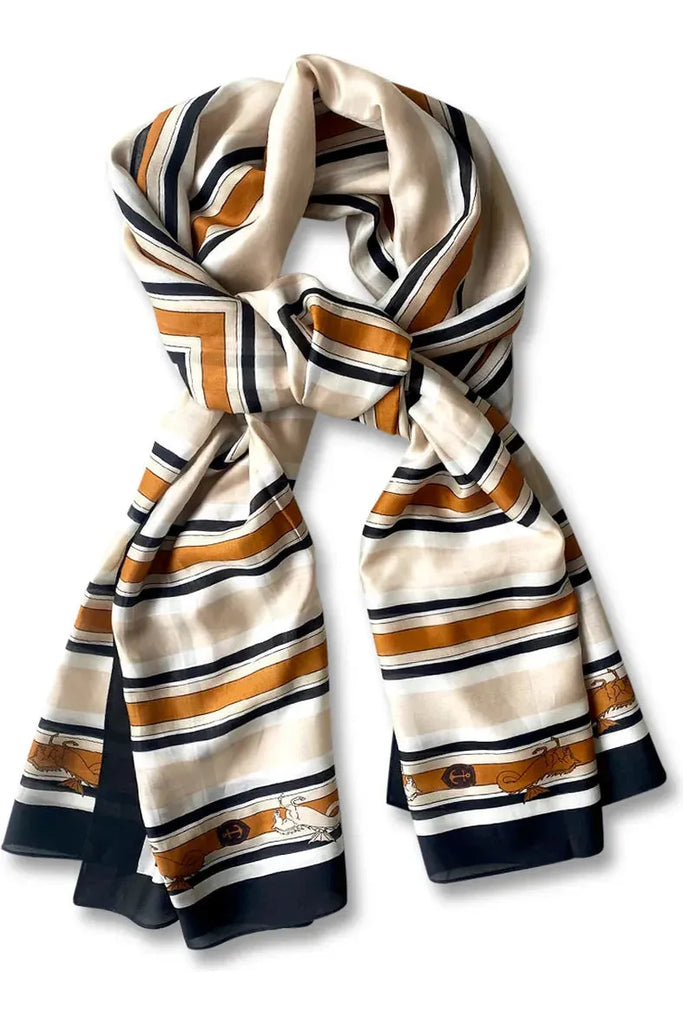 Dark Hampton The Brown Versatile Scarf