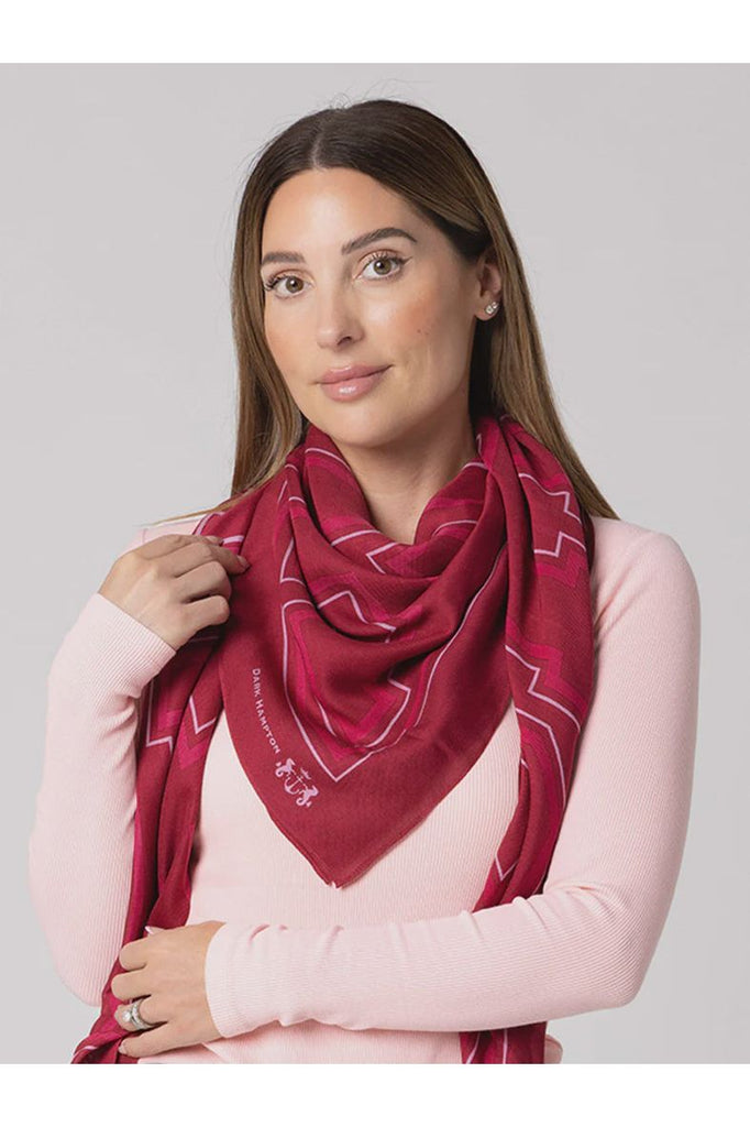 The Prentice Cashmere Modal Scarf Scarves Dark Hampton