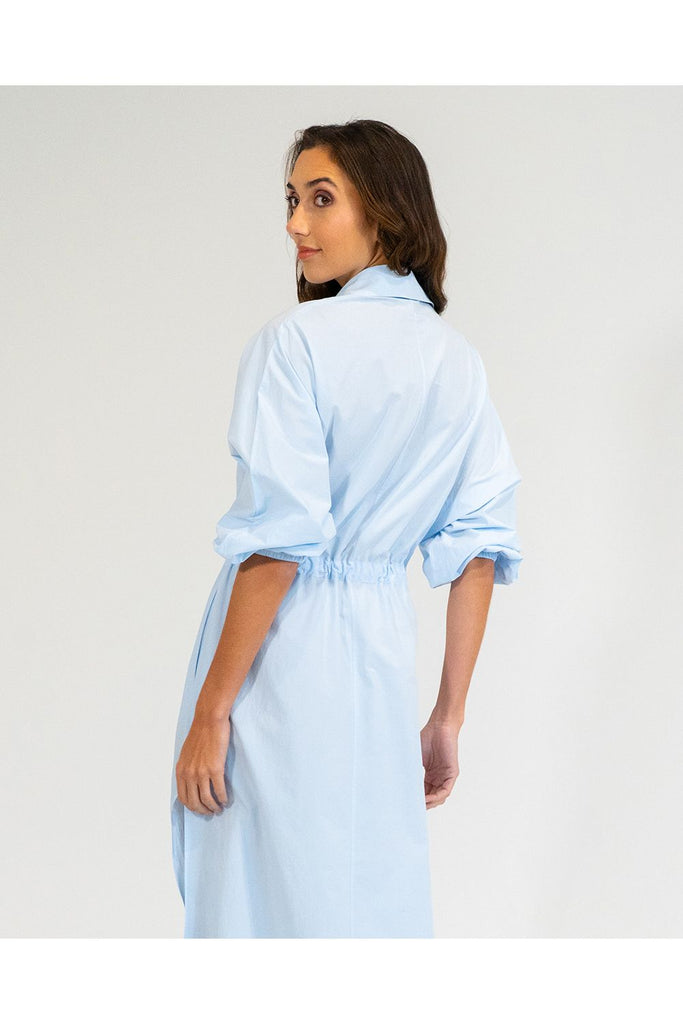 Elms and King Daytona Shirt Dress in Sky