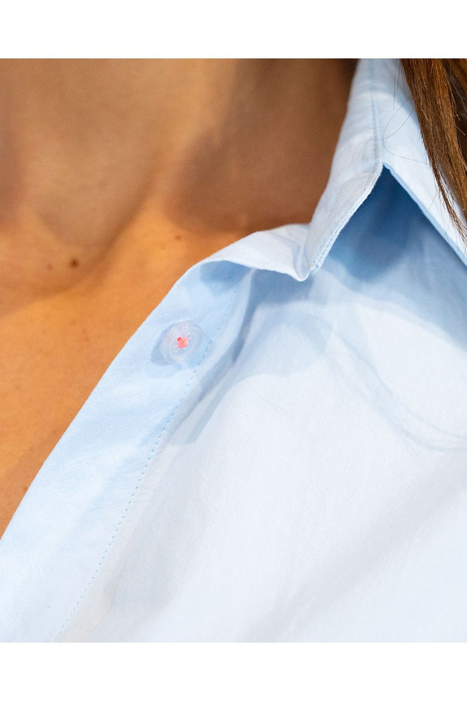 Elms and King Daytona Shirt Dress in Sky