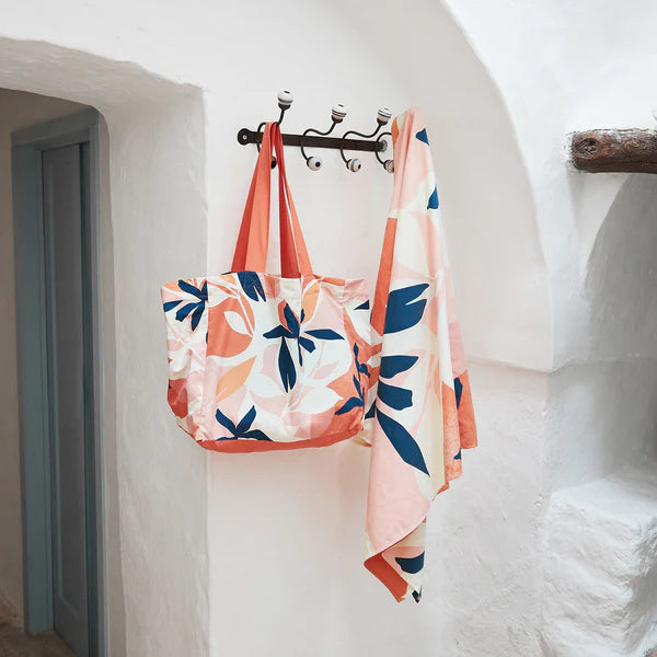 Beach Tote M | Terracotta Tropics Tote Bags Dock & Bay