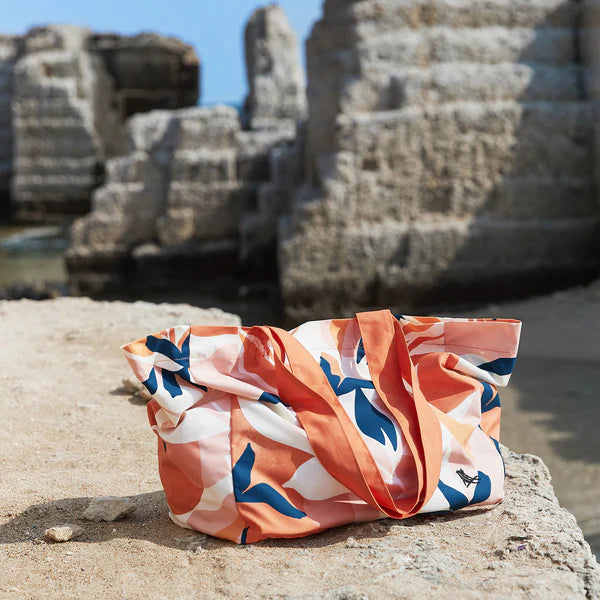 Beach Tote M | Terracotta Tropics Tote Bags Dock & Bay